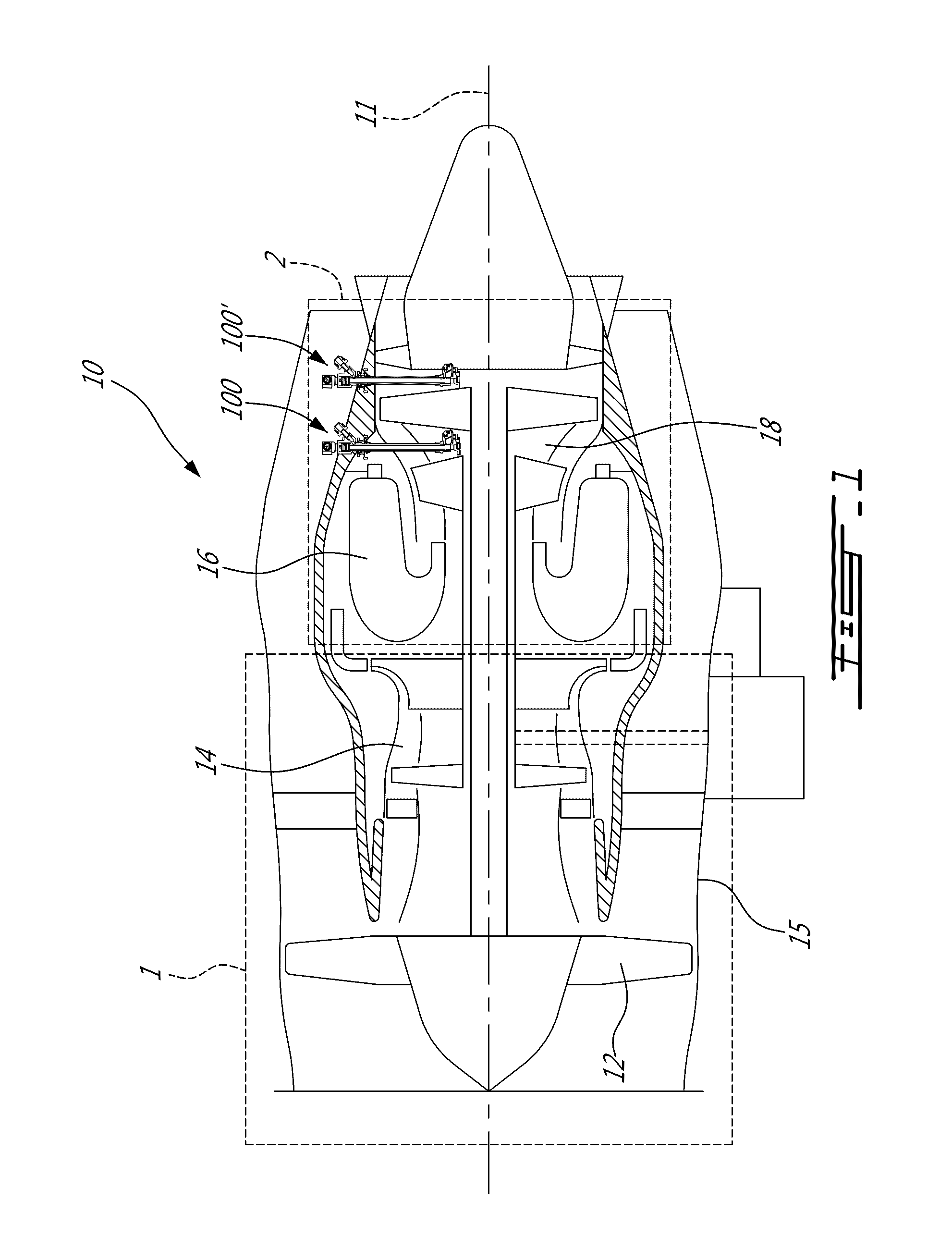 Electric probe assembly, gas turbine engine having same and method of cooling same