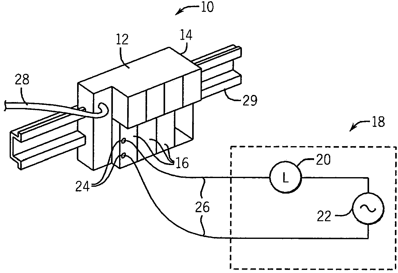 Input circuit for industrial control with low heat dissipation