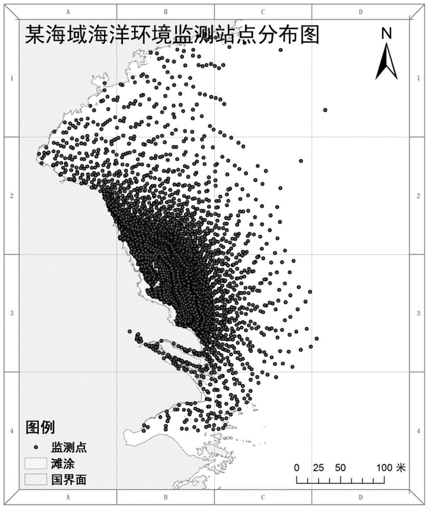 A spatial sampling method for multi-source marine environmental monitoring data