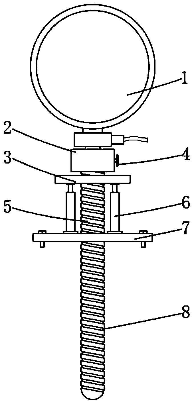 Adjustable thermocouple thermometer base