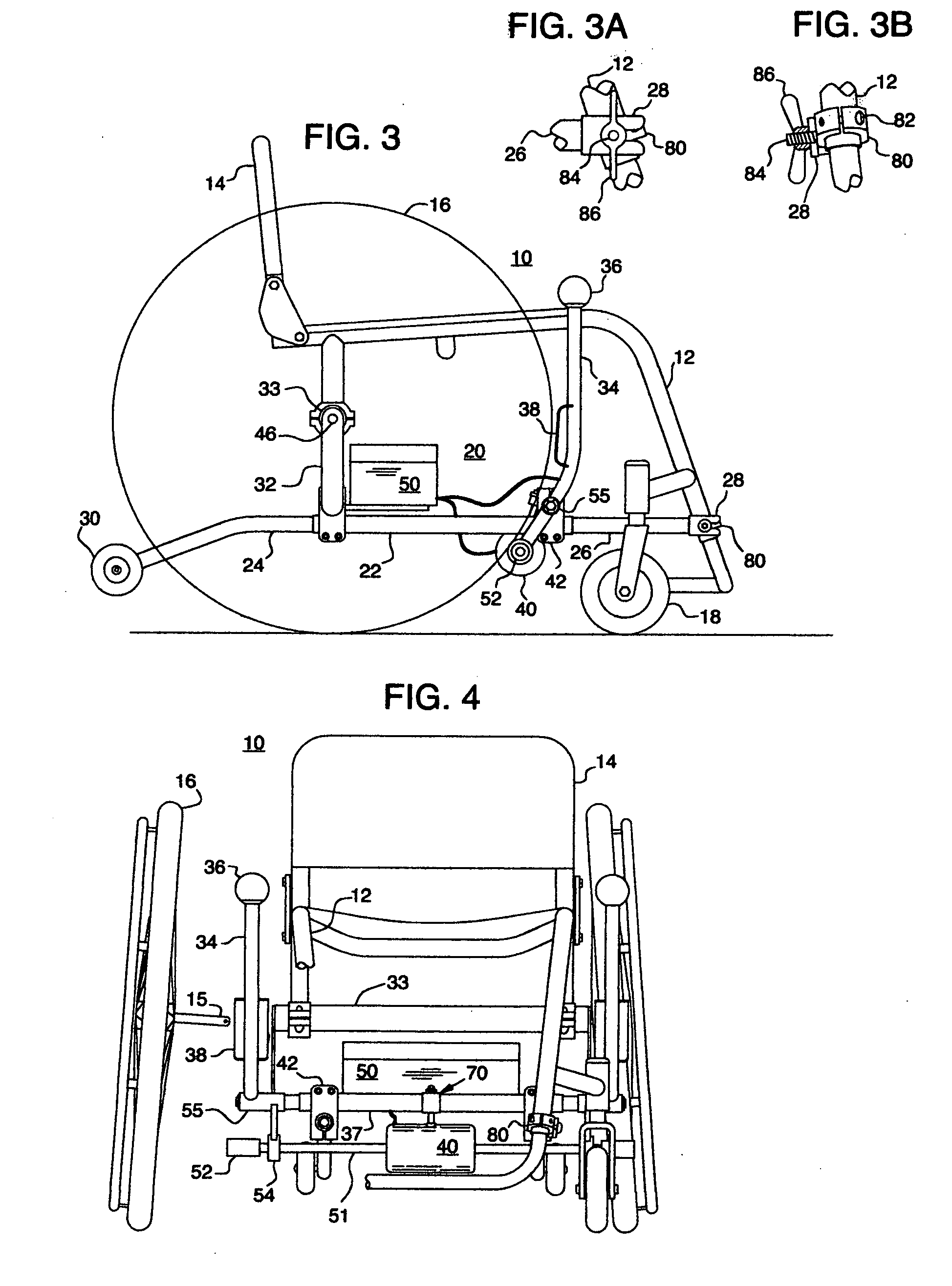 Powered drive apparatus for wheelchair