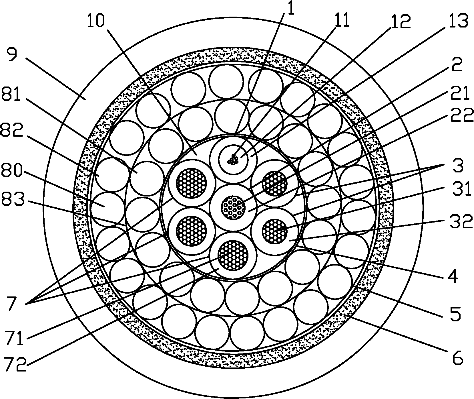 Buoyancy controllable optoelectrical composite cable