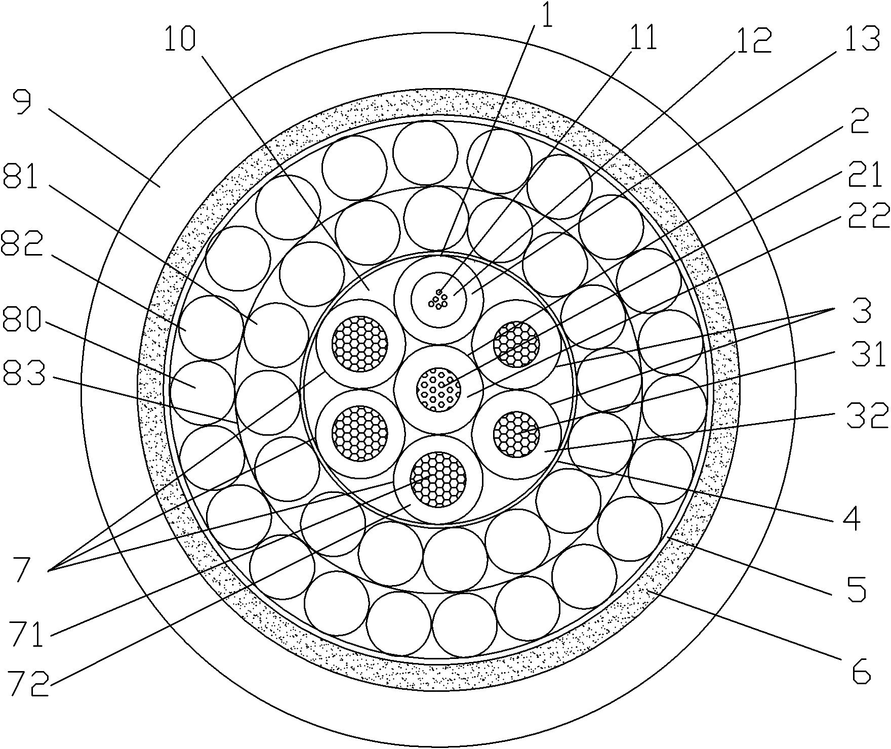 Buoyancy controllable optoelectrical composite cable