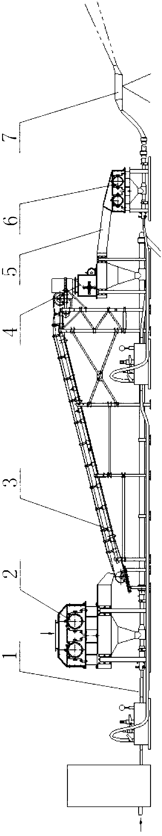 Method and equipment for separating, conveying and filling underground coal and gangues