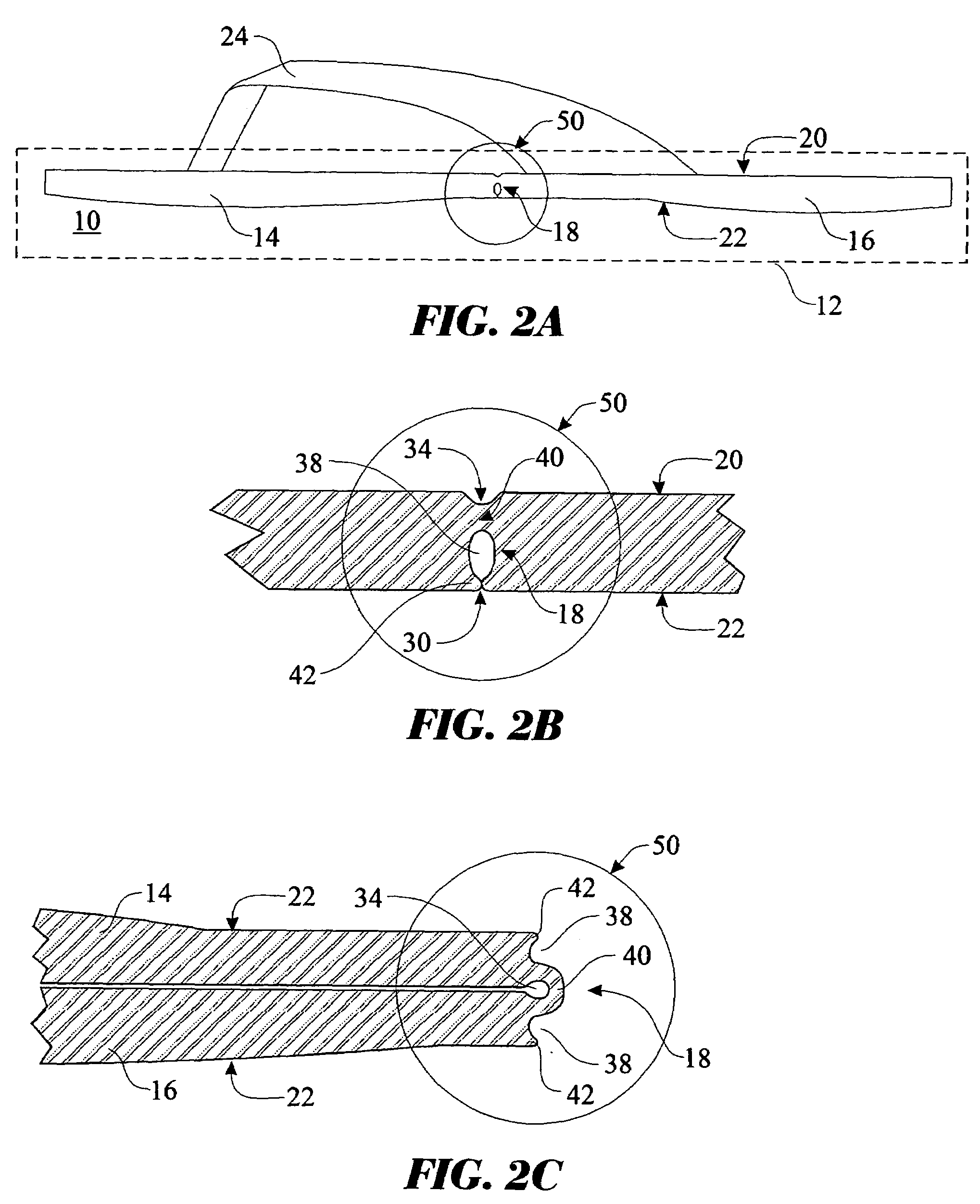 Foldable flip flop with formed hinge