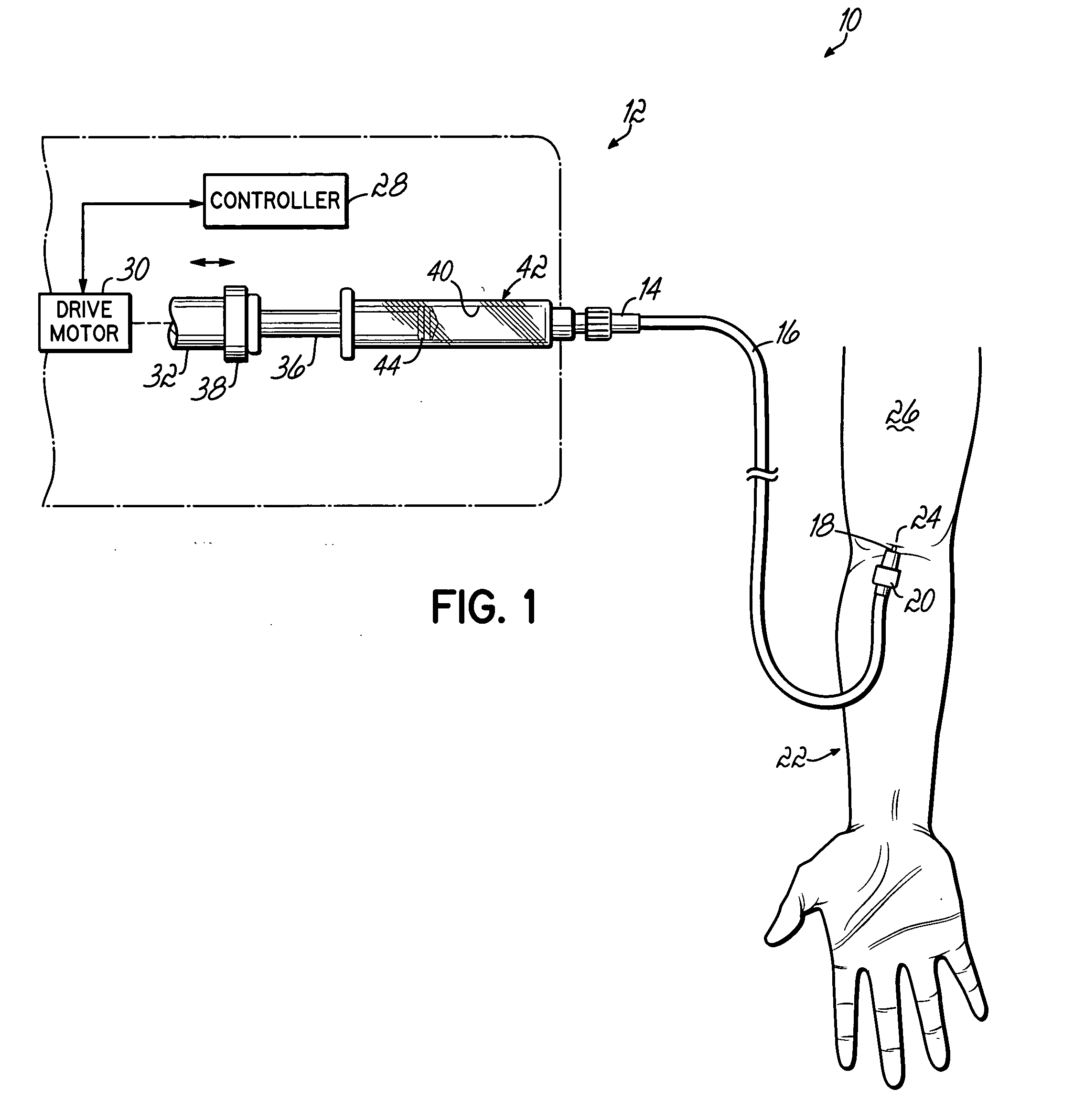 Keep vein open method and injector with keep vein open function