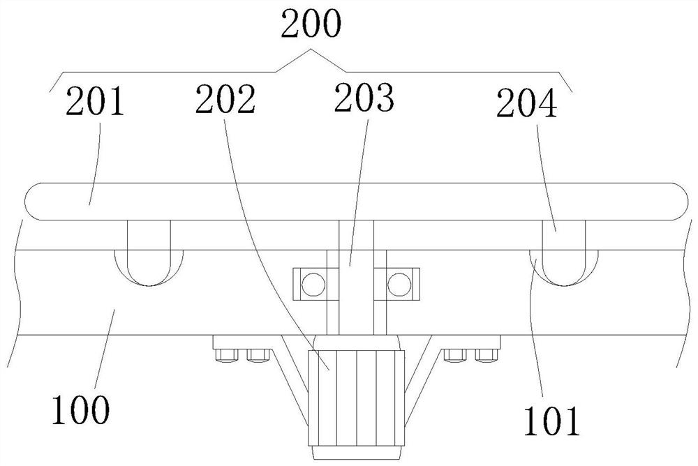 Auxiliary equipment for spot welding of electronic elements