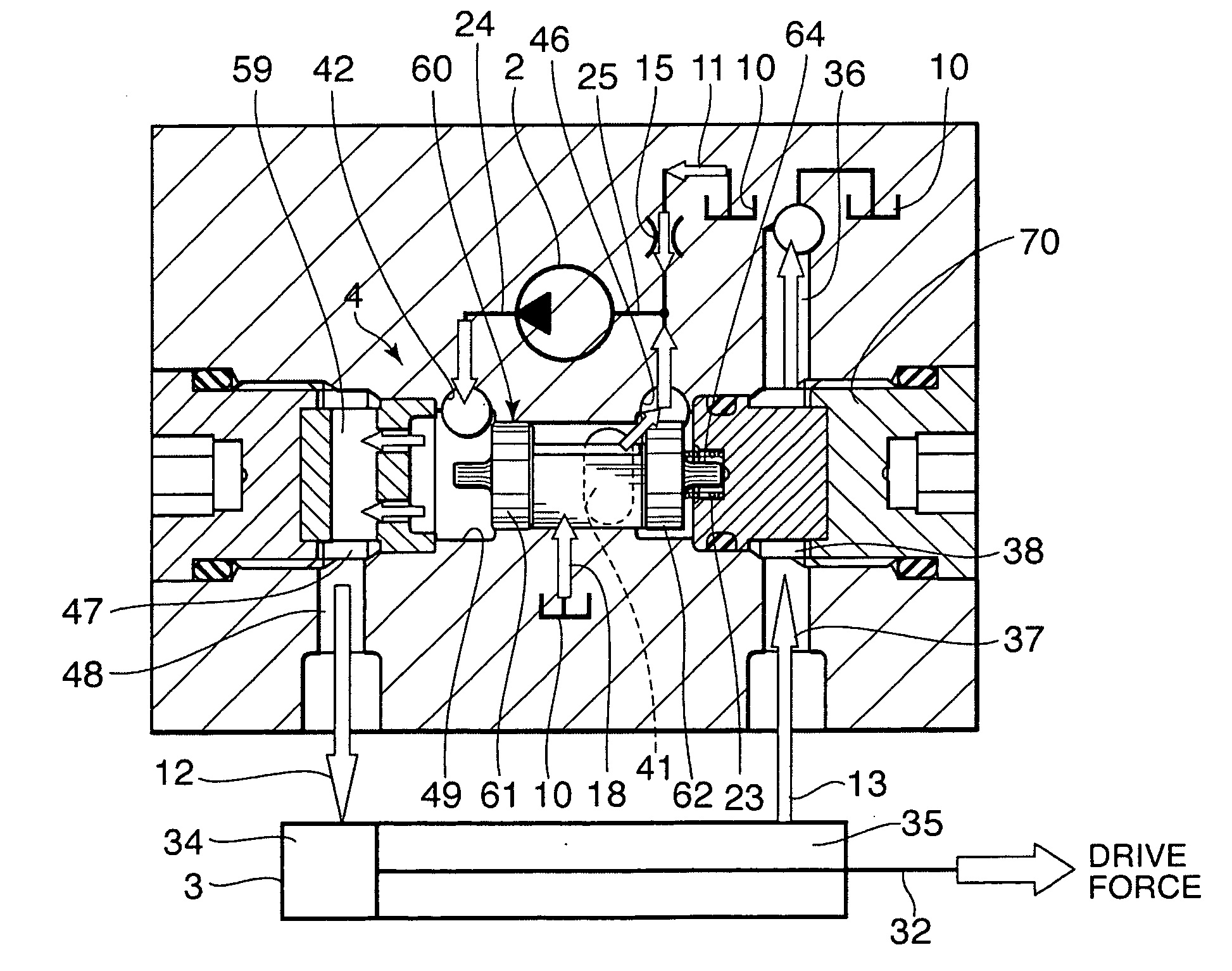 Fluid pressure actuator unit