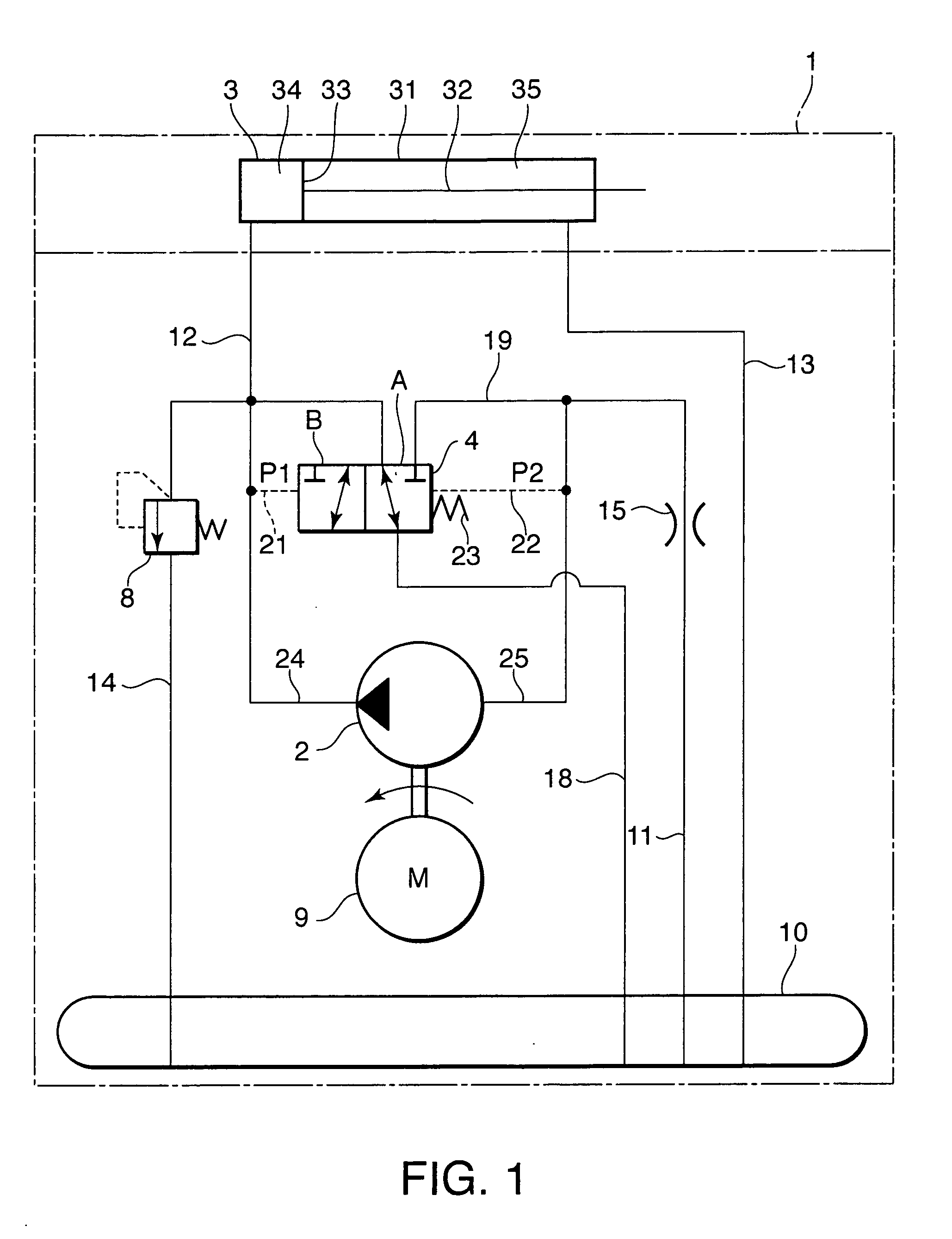 Fluid pressure actuator unit