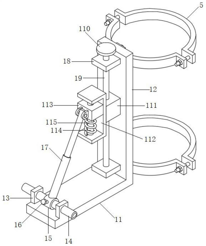 Solar cell panel mounting structure based on street lamp