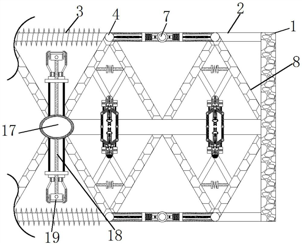 Water seepage textile roller eliminating static electricity based on principle of action of force