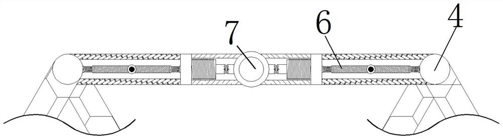 Water seepage textile roller eliminating static electricity based on principle of action of force