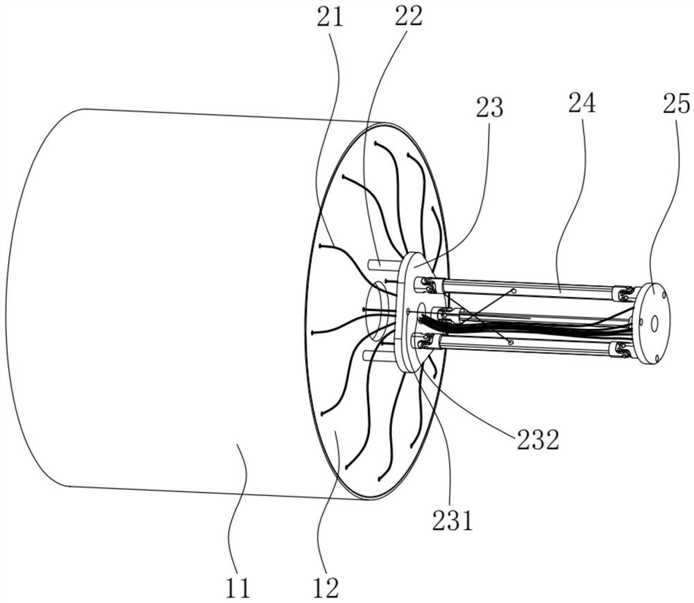 Large-load long-distance radiation-resistant high-precision snakelike arm