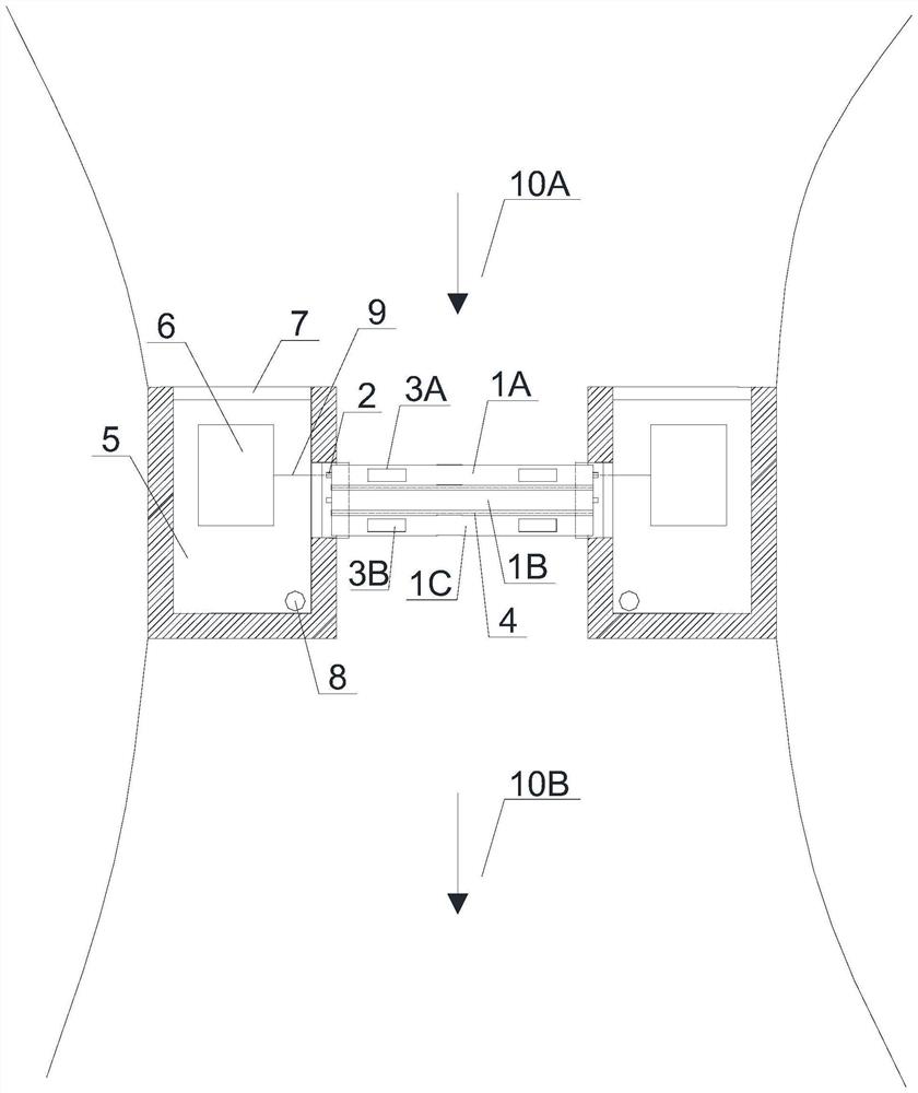 Double pontoon type ecological water intake folding gate and its working method, operation method during maintenance