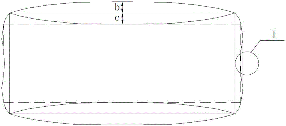 Method for reducing cutting loss of wide and thick plates