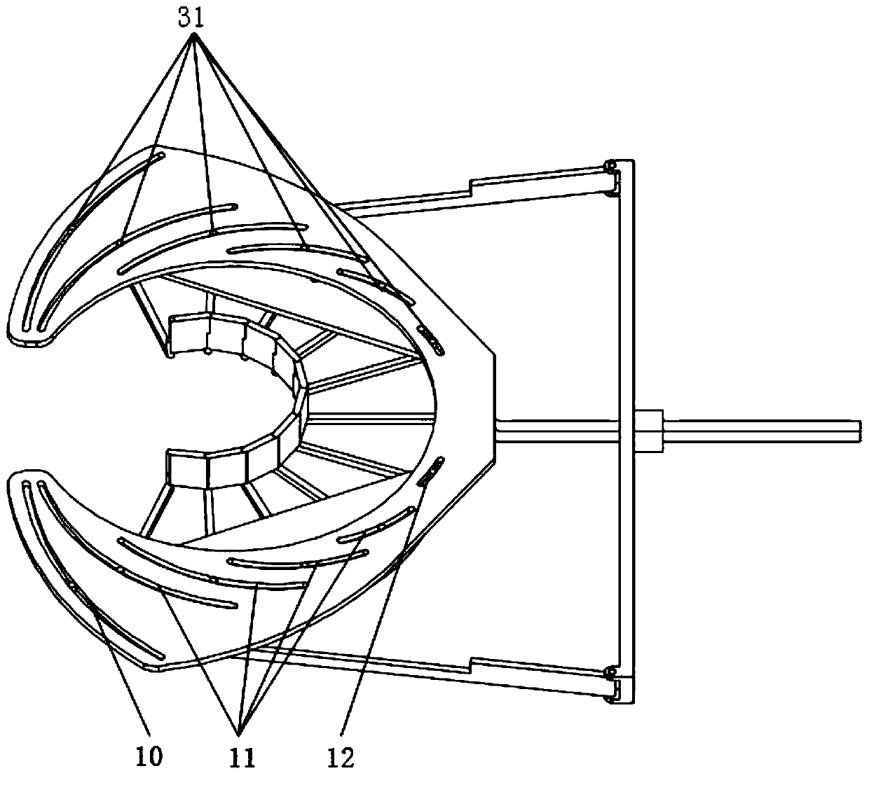 A variable arc mechanism