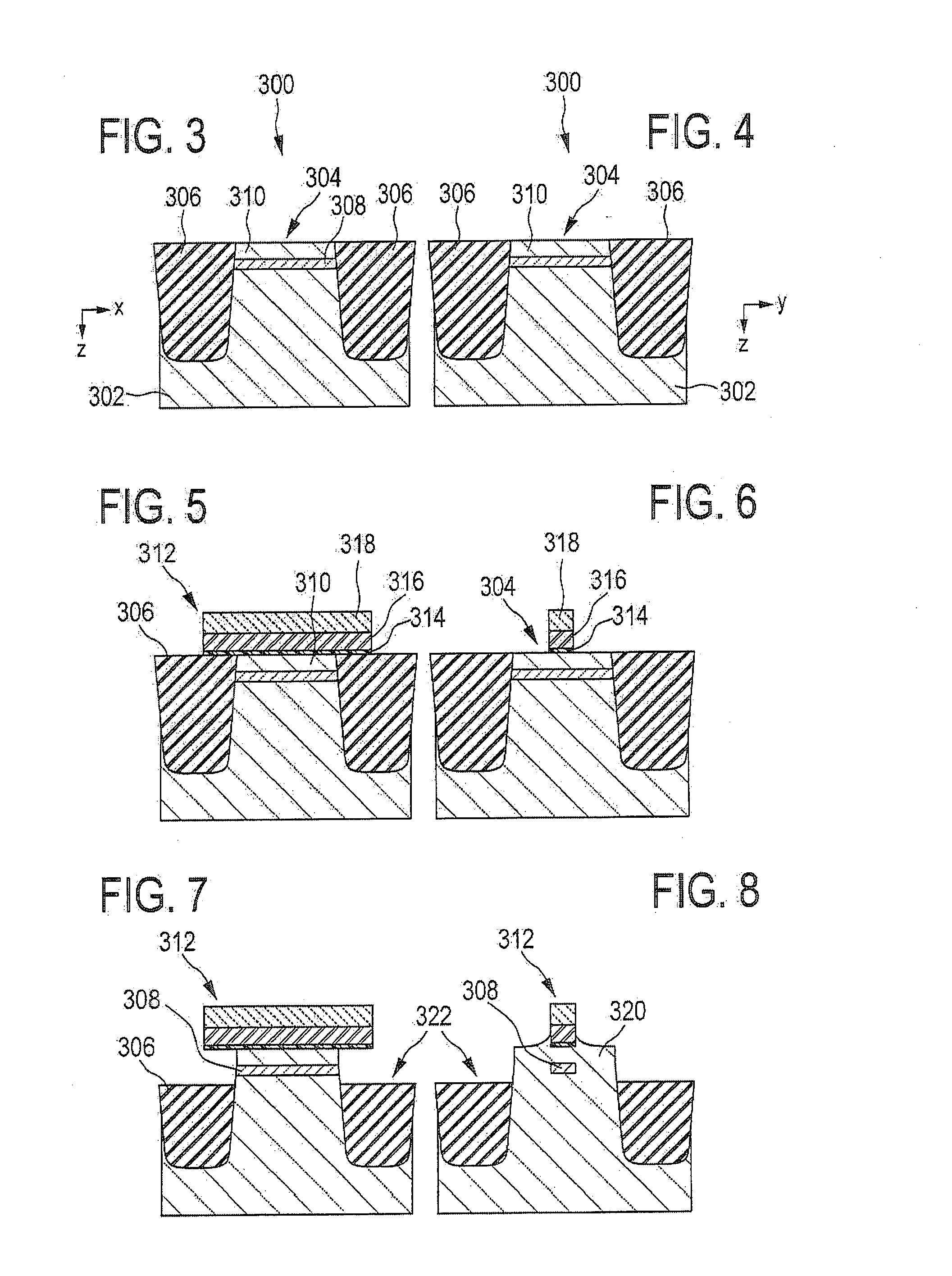 Manufacturing method for planar independent-gate or gate-all-around transistors