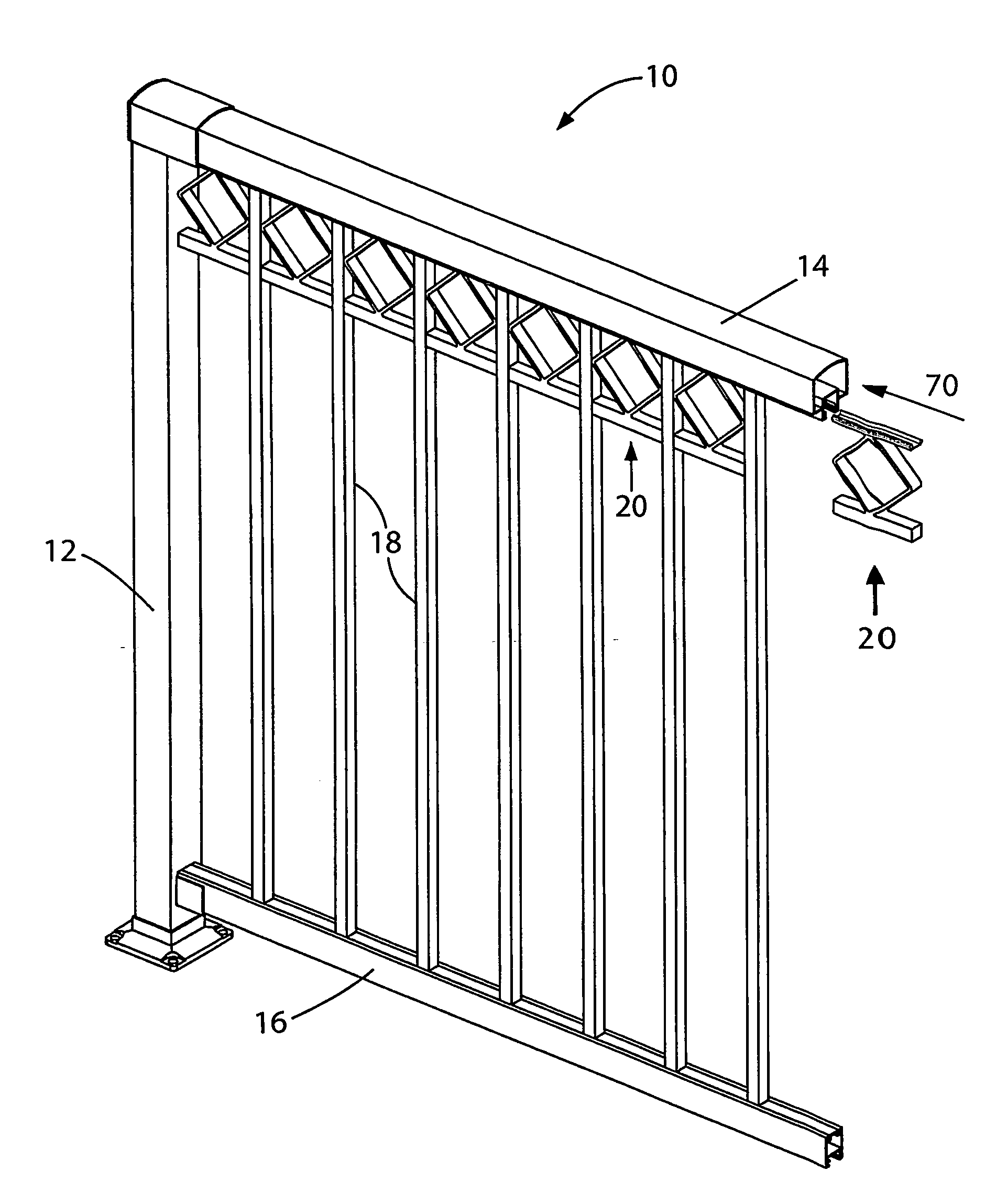 Ornament picket spacer for a railing system