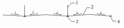 Network type seepage discharging device in transverse direction, longitudinal direction and vertical direction