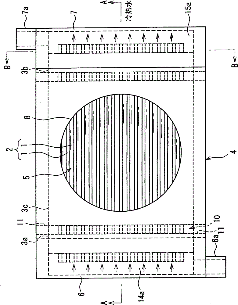 Medical heat exchanger, manufacturing method thereof and artificial lung device