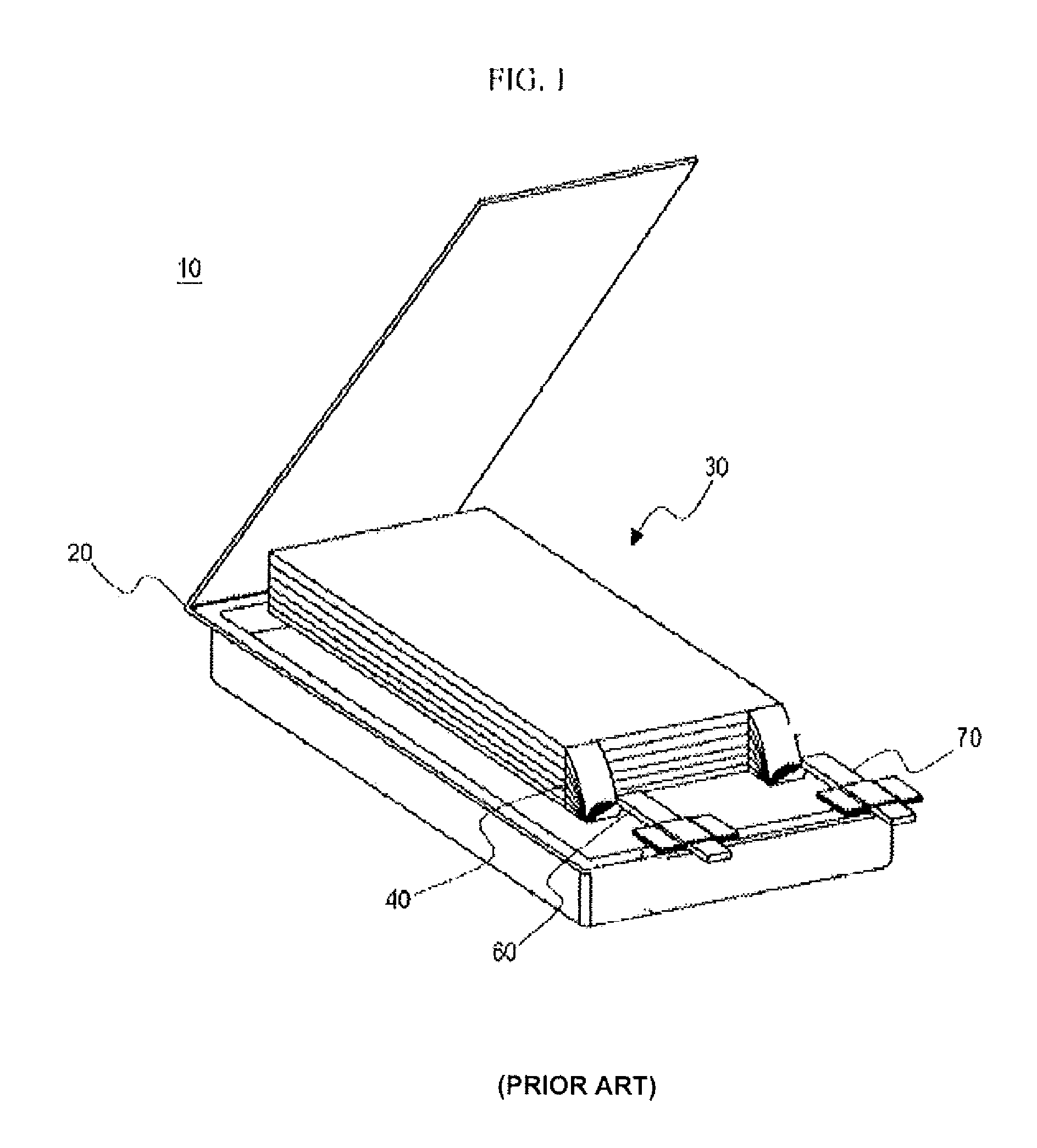 Pouch type case and battery pack including the same