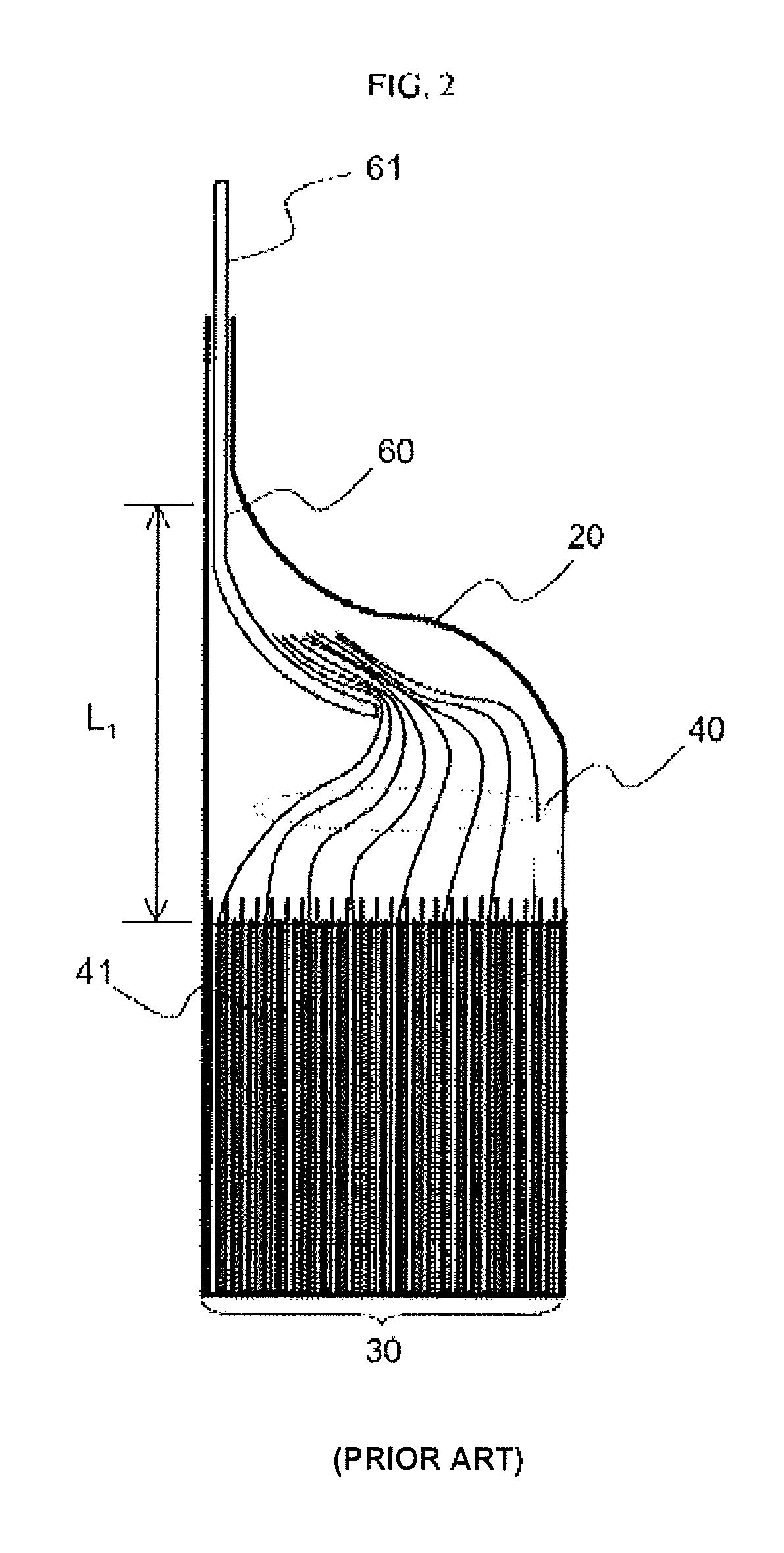 Pouch type case and battery pack including the same