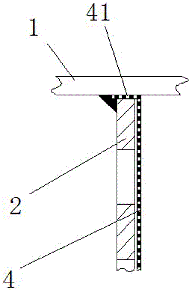 Leakage-proof adsorbent frame and GIS provided with adsorbent frame