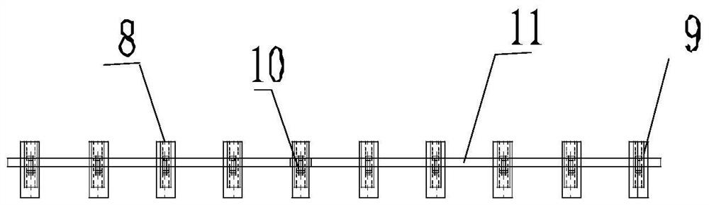 Wood-grain-imitated quartz stone plate processing device and preparation method thereof