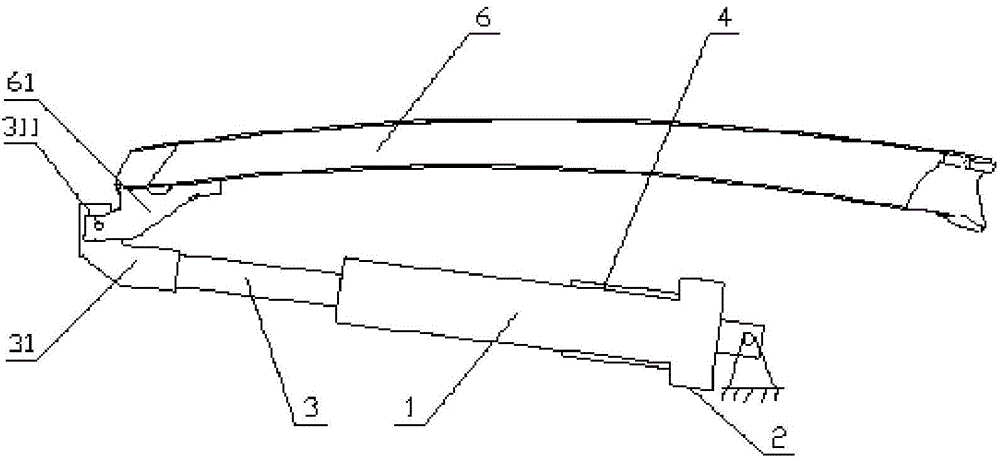 Opening and closing device of upper cover of washing machine and washing machine