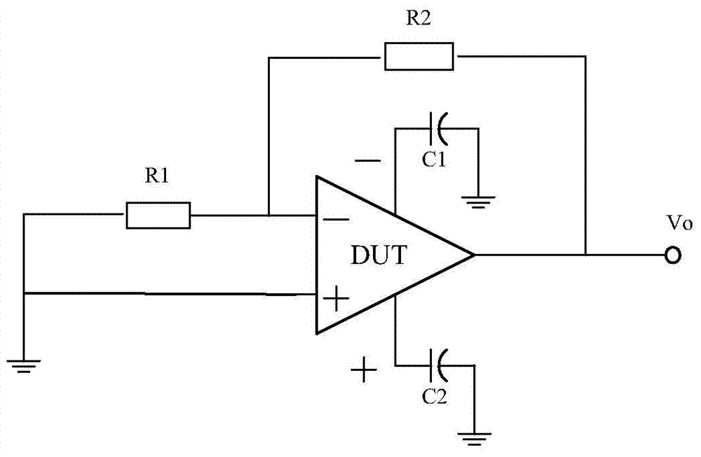 Test system of long-term stability of input offset voltage of operational amplifier