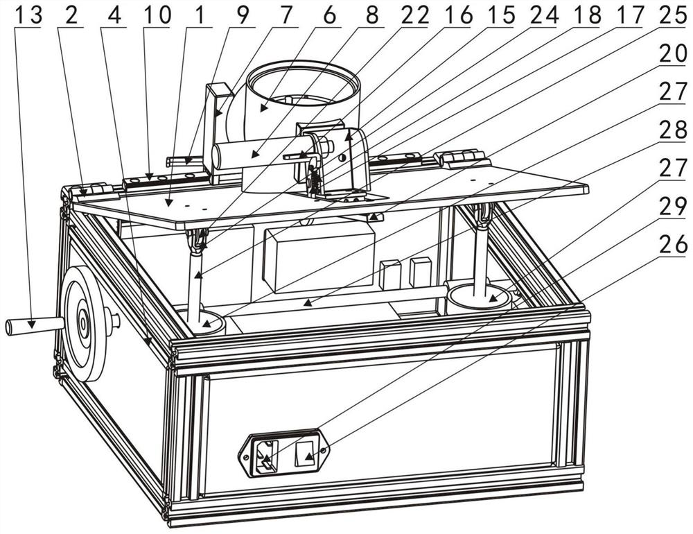 Robot driving mechanism assembling and detecting comprehensive platform