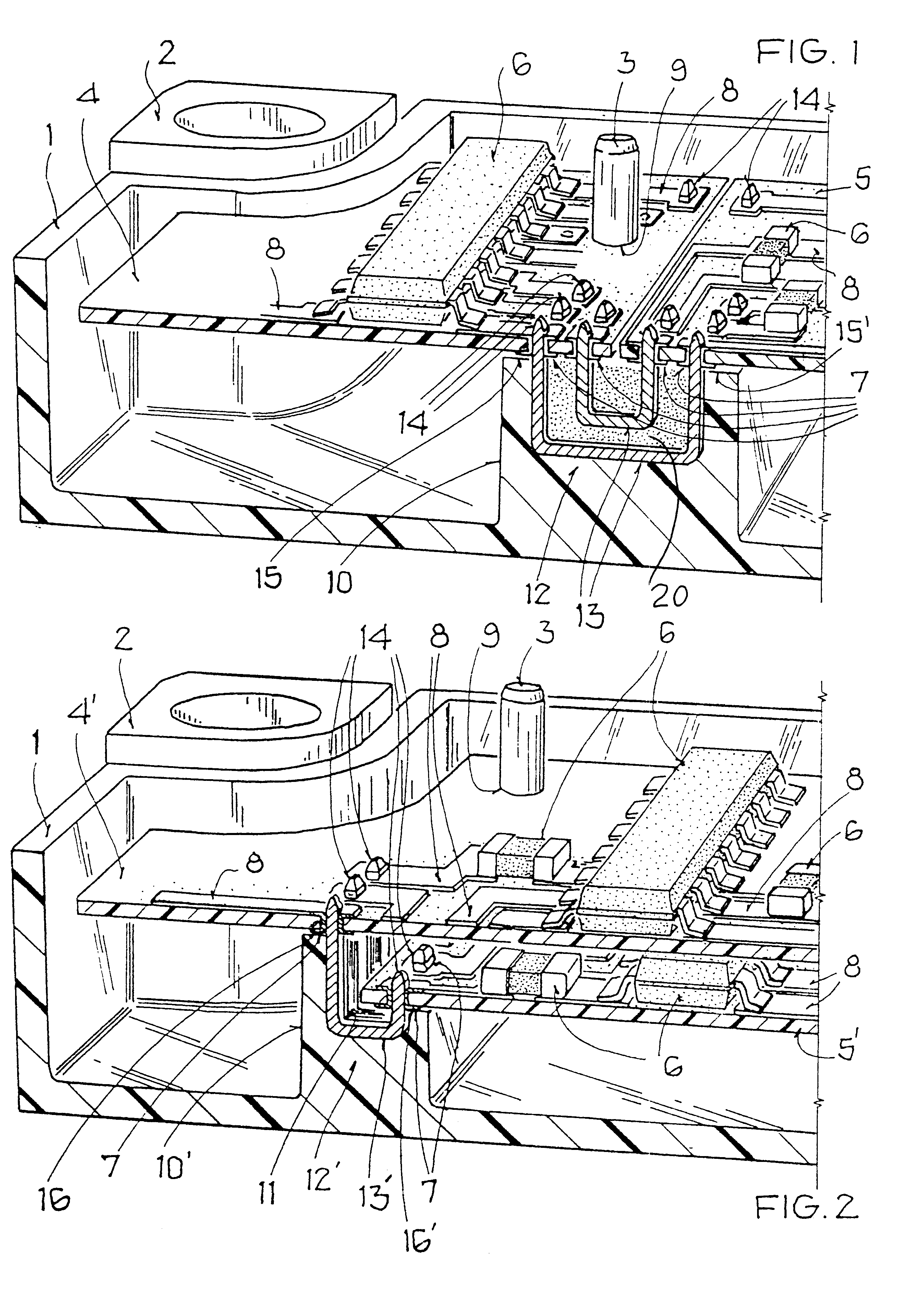 Contact bridge arrangement for conductively interconnecting circuit boards