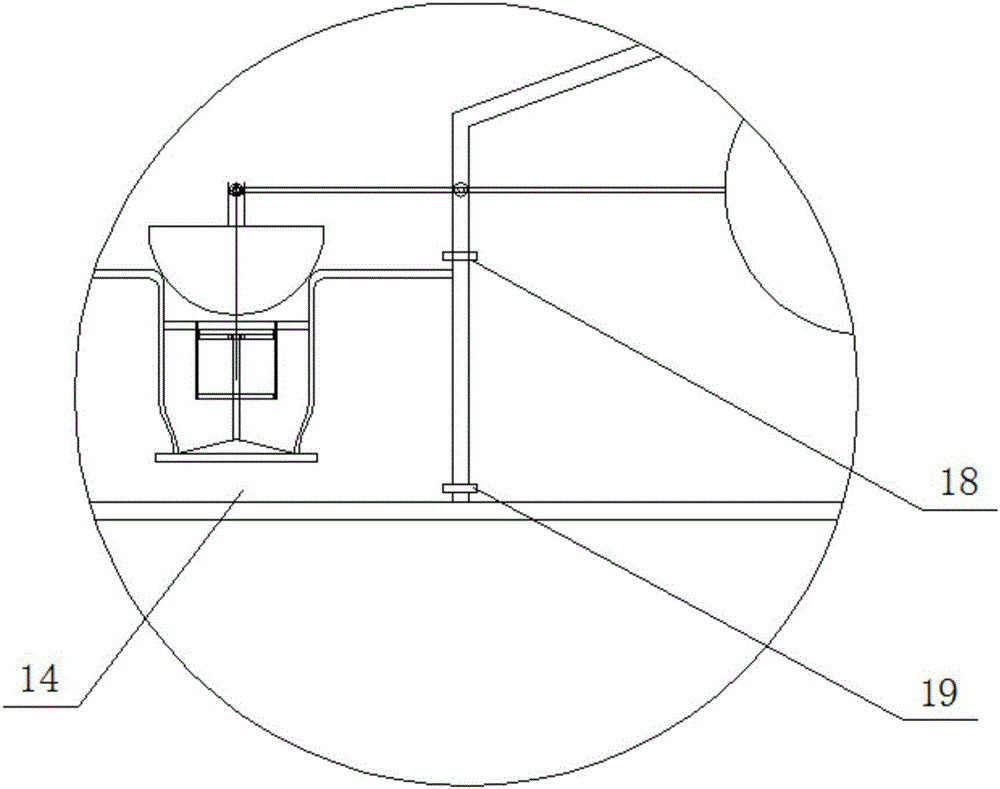 Device for accurately discarding and separating urban initial rainwater