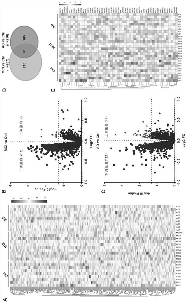 Biomarkers and kits for predicting the risk of developing ad in the elderly and their application