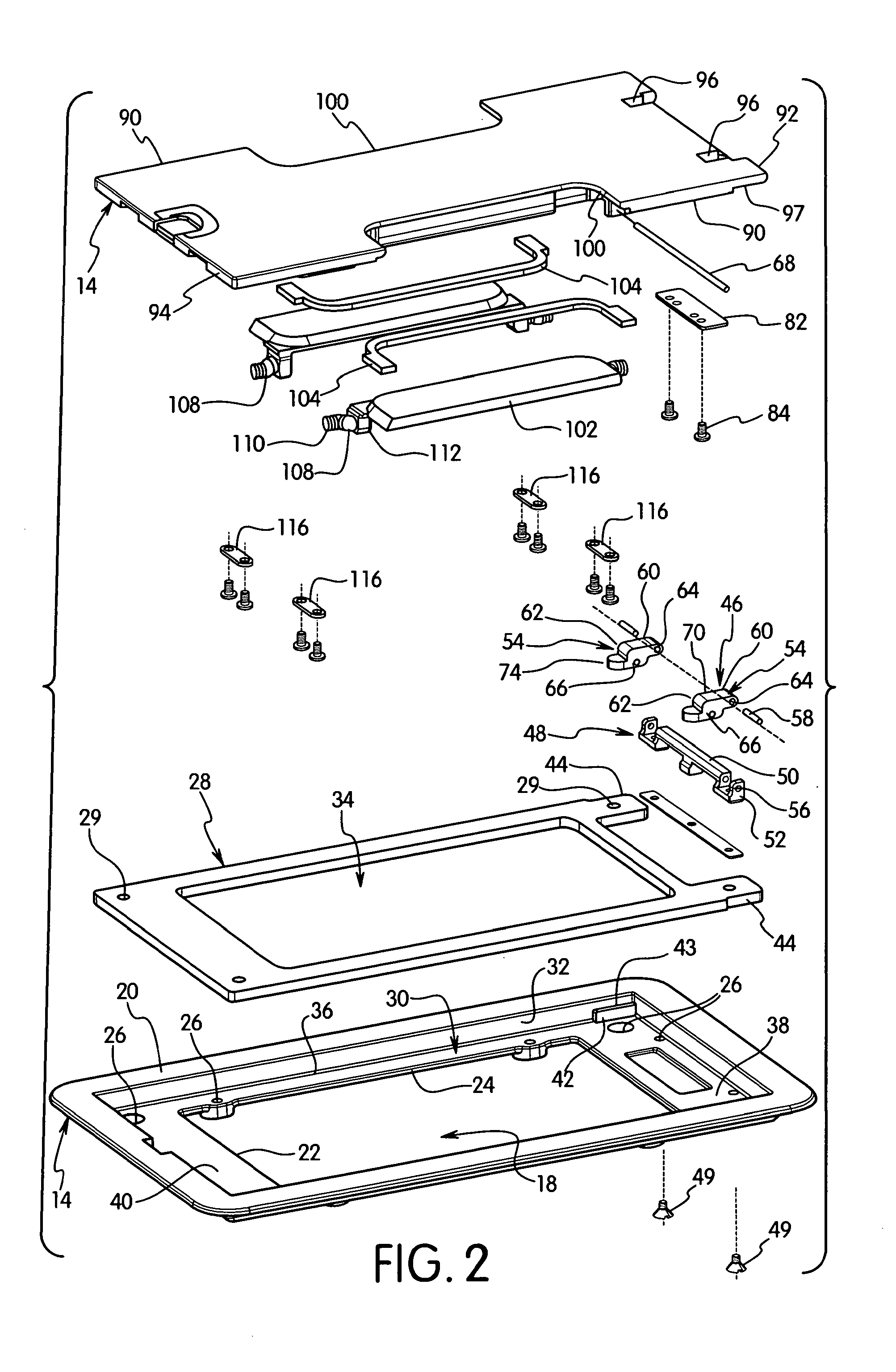 Floor box cover assembly