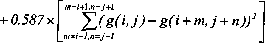 Processing method for measuring sub-pixel rim of digital picture