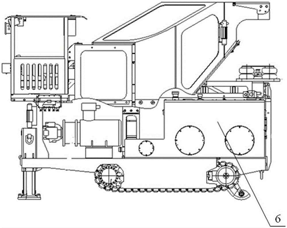 crawler self-moving tail