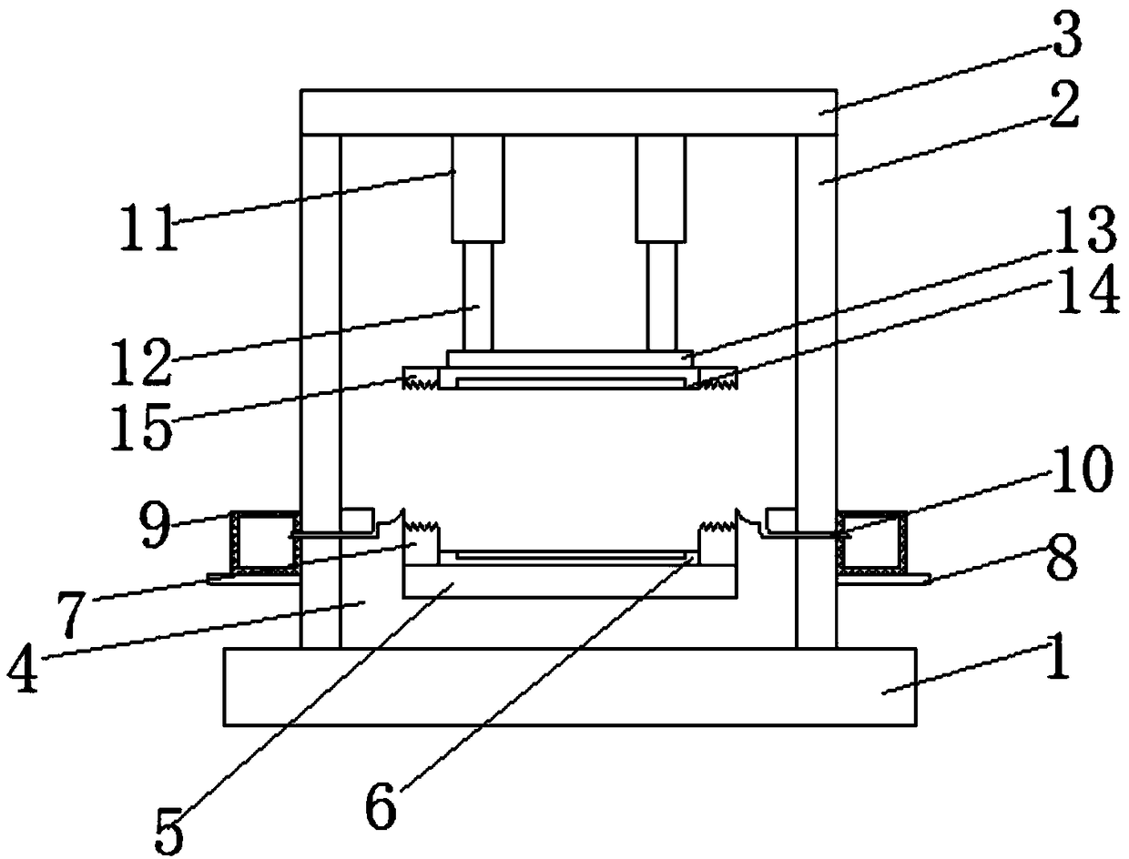 Overflow preventing device for rubber forming processing