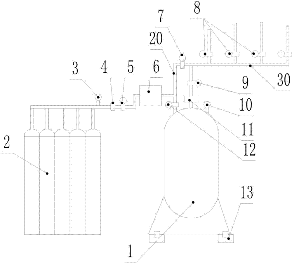 Heptafluoropropane fire extinguishing system