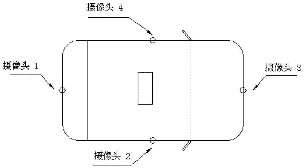 Method and system for monitoring camera in blind spot when starting vehicle