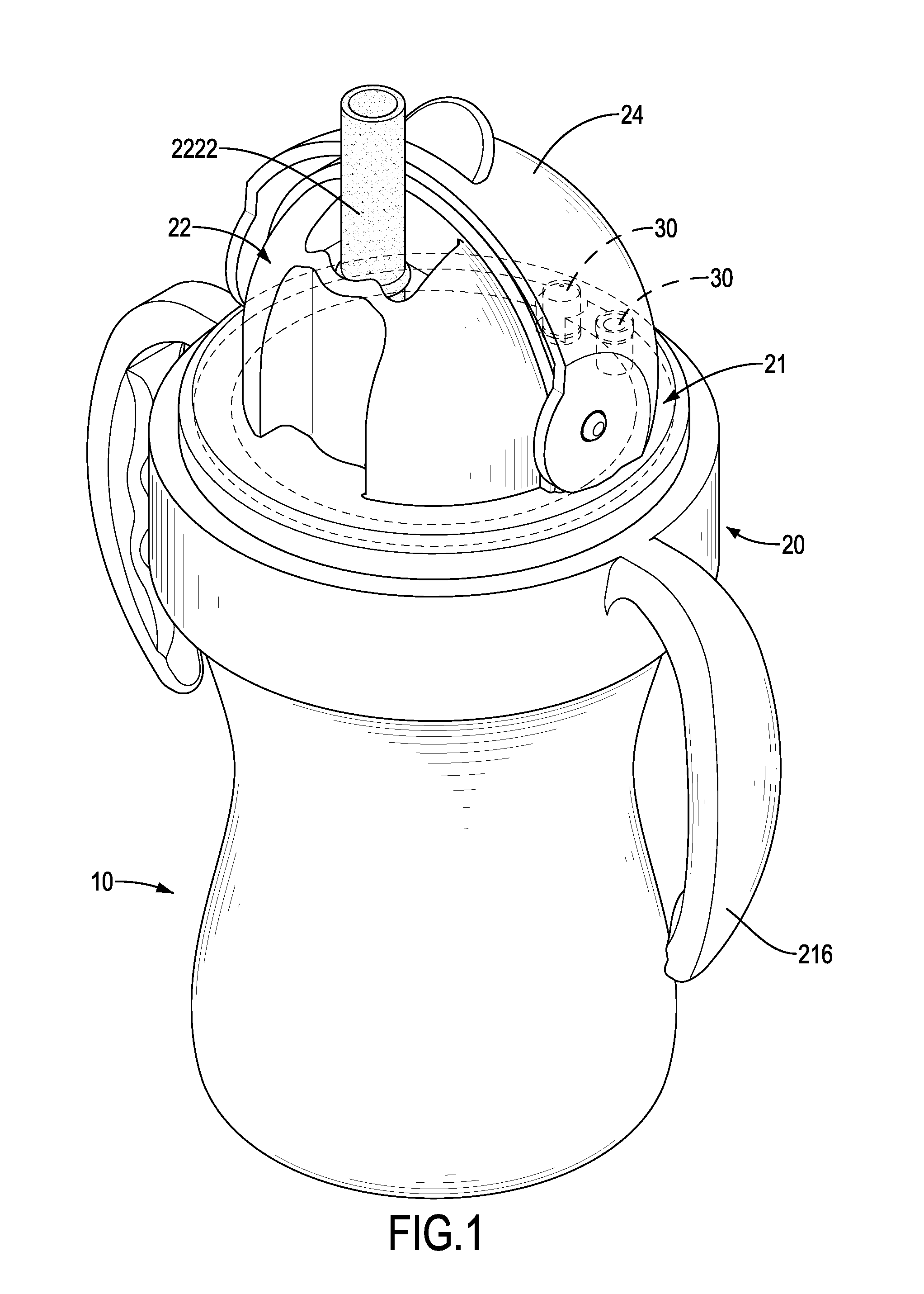 Anti-spray drinking bottle