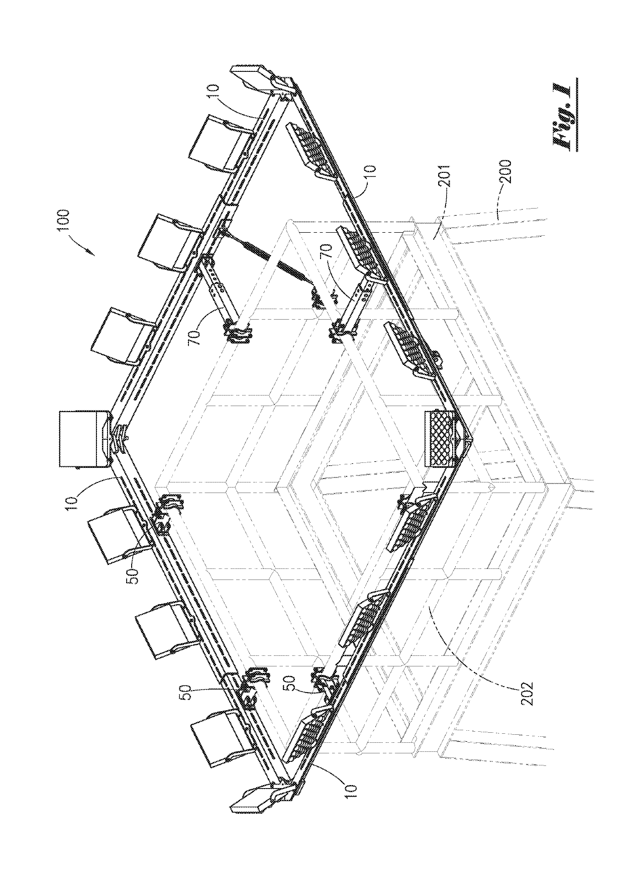 Method and apparatus for illumination of drilling rigs and surrounding locations