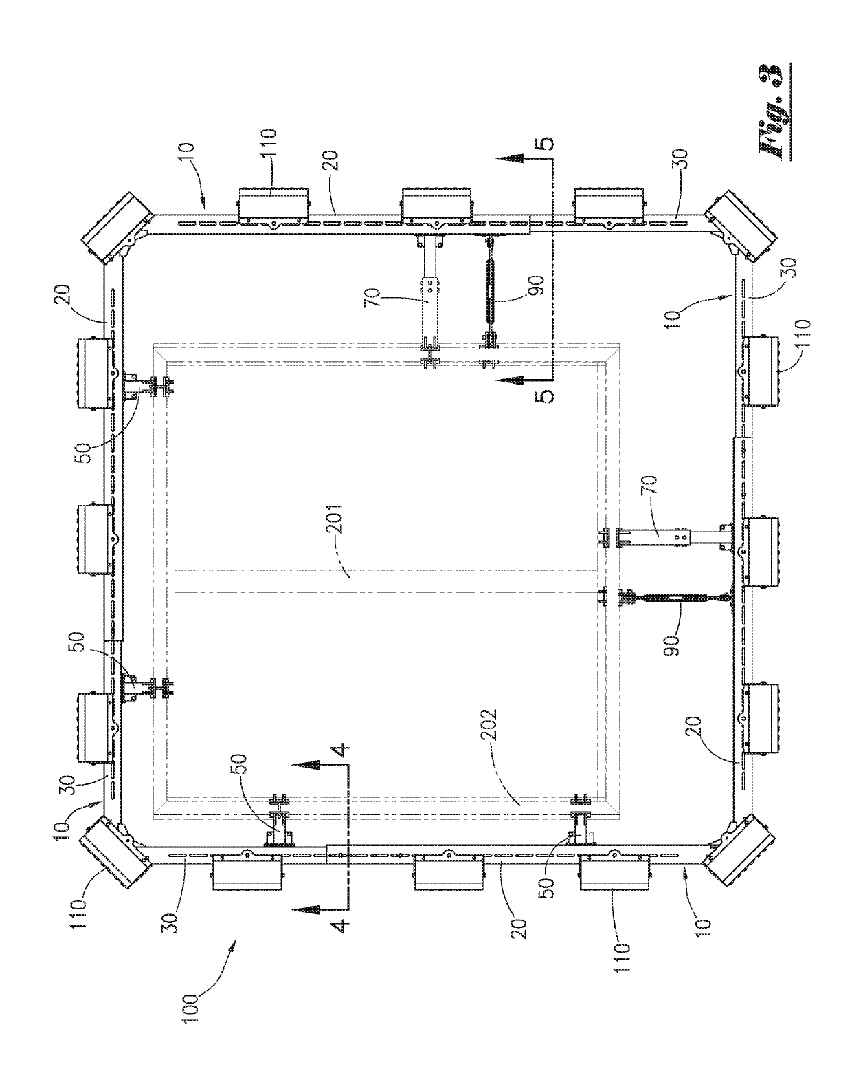 Method and apparatus for illumination of drilling rigs and surrounding locations