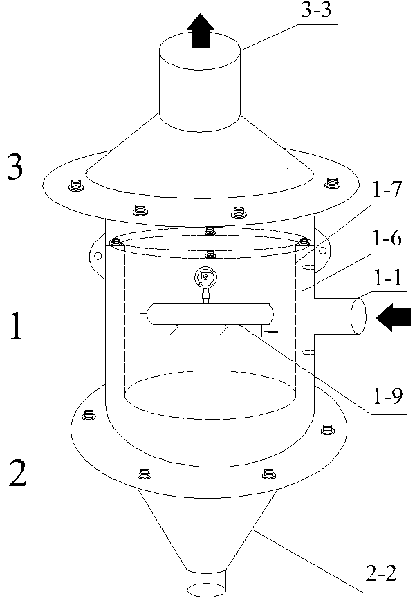 Black smoke catcher used for diesel engine