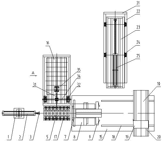 Large bar chamfering machine tool