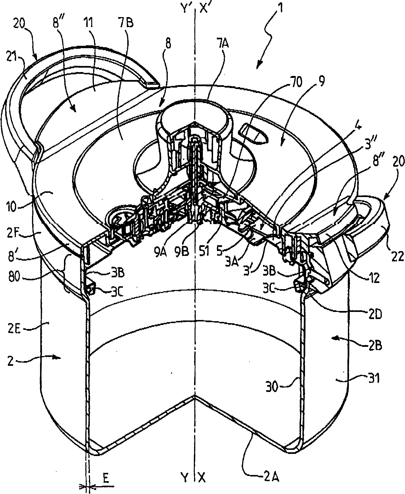 Pressure cooker with plastic material covering