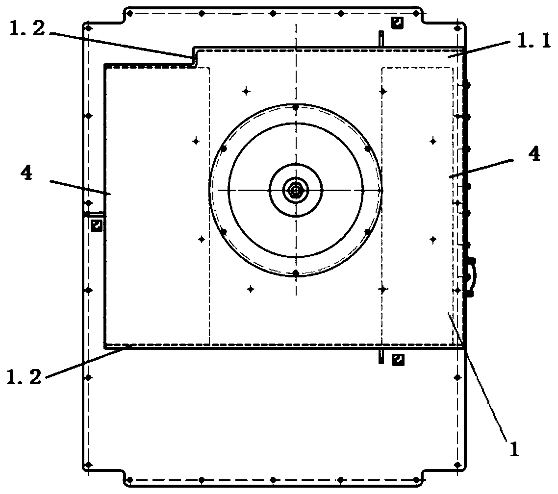 Auxiliary transformer cabinet draught fan