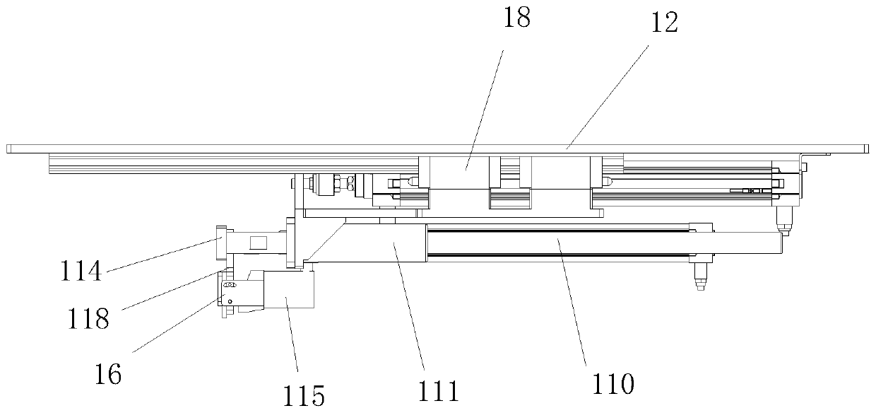 Feeding and discharging device for full-automatic concrete compression experiment test block