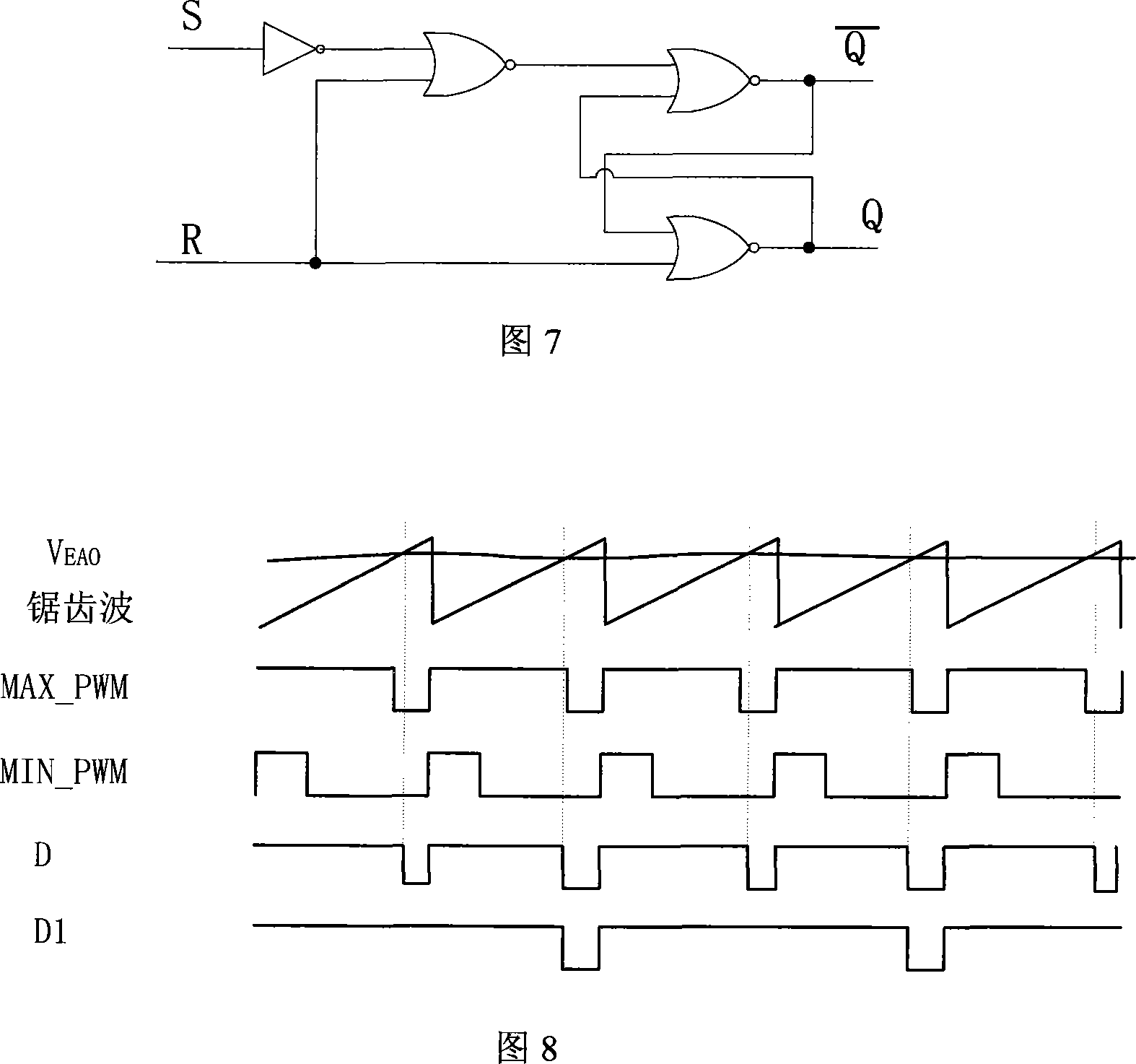 Direct current switch power supply control circuit