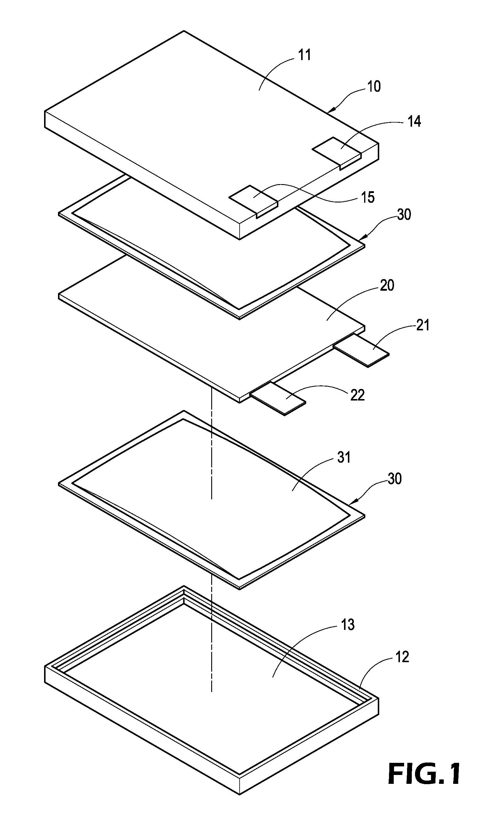 Battery Apparatus with Heat Absorbing Body